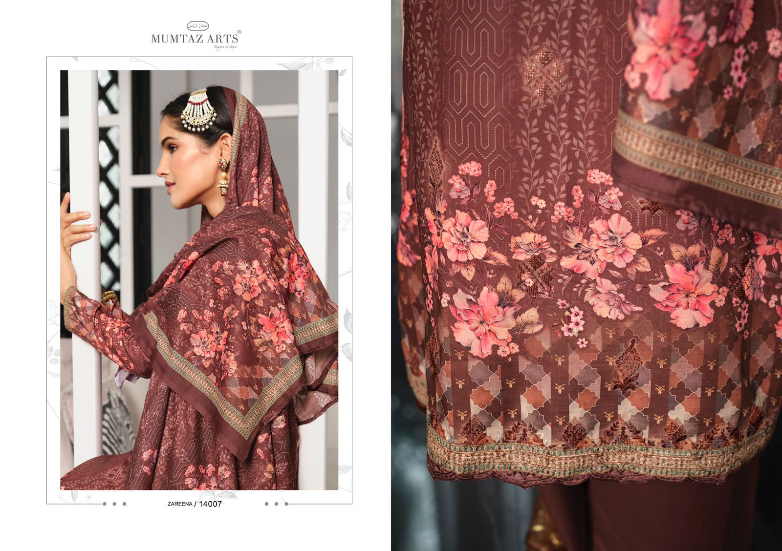Mumtaz Zareena Fancy Wear Embroidered Designer Wholesale Printed Salwar Suits